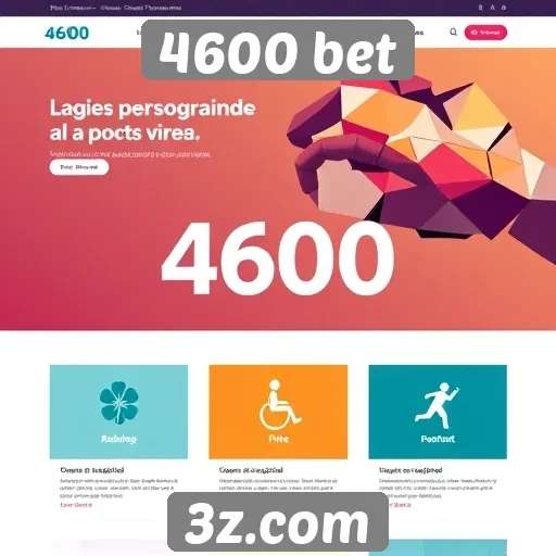 Acessibilidade e design do site 4600 bet